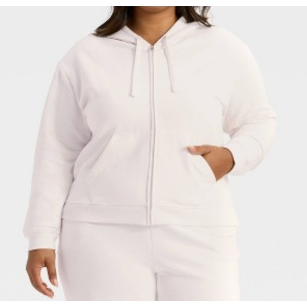 Auden Sweatshirt Women's Plus Size XXL Fleece Zip Up Hoodie